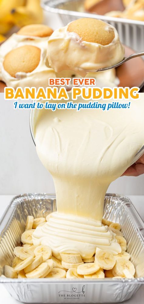 This Banana Pudding recipe is a no-bake dessert that is filled with creamy French pudding, sliced bananas, and vanilla wafers. Best Ever Banana Pudding, French Pudding, Best Banana Pudding Recipe, The Best Banana Pudding, Banana Pudding Desserts, Banana Pudding Recipe, Banana Dessert Recipes, Best Banana Pudding, Banana Dessert