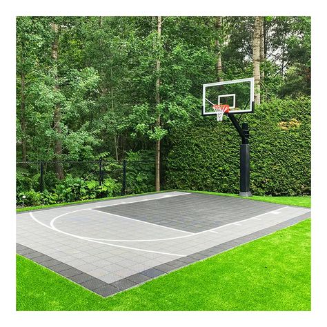 1786.28US $ |20x20 Feet Modular Portable Outdoor Basketball Court mat Interlocking Flooring Tiles backyard basketball court| |   - AliExpress Modern Backyard Basketball Court, Basketball Court Garden, Basketball Court Backyard Ideas, Small Home Basketball Court, Backyard With Basketball Court And Pool, Basketball Backyard Ideas, Half Court Basketball Backyard, Small Basketball Court Backyard, Mini Soccer Field Backyard