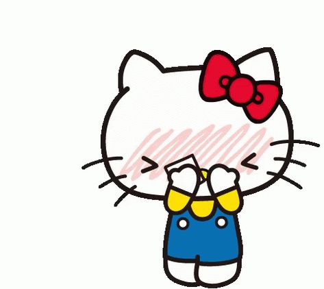 Hellokitty Love You GIF - Hellokitty LoveYou Shy - Discover & Share GIFs I Love You Hello Kitty Gif, Shy Cartoon Character, Hello Kitty Dancing Gif Png, Shy Hello Kitty, Hello Kitty Blushing, Shy Gif, Hello Kitty Gif, Kitty Gif, Gif Kawaii