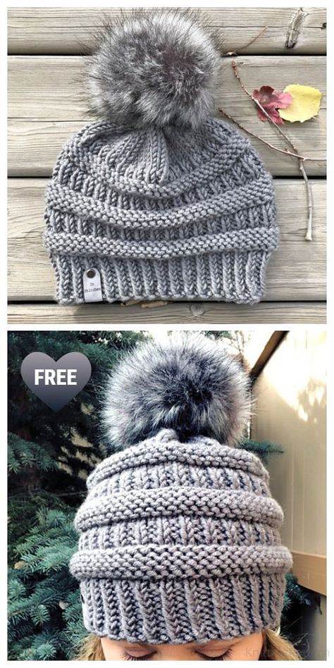 Knitting Touque Patterns Free, Simple Knit Hat Pattern, Knit Hat Worsted Weight Yarn, Flat Knit Hat Pattern Free, Raverly Patterns Free, Knitted Hat Patterns Free, Xmas Basket, Knitting Patterns Hats Women, Knitting Creations