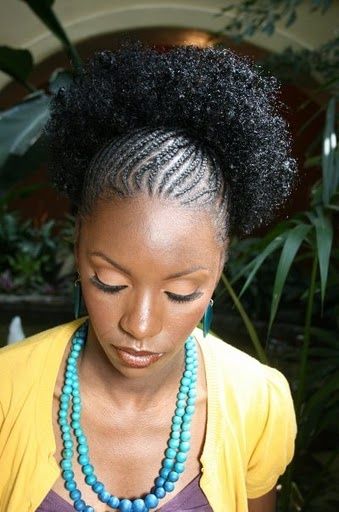 Cornrow Braid Gallery. Twist Braid Gallery. Cornrow, Cornrow Puff, Puff Ponytail, Cornrow Braids, Pelo Afro, Beautiful Natural Hair, Cornrows Braids, Cornrow Hairstyles, Natural Hair Inspiration