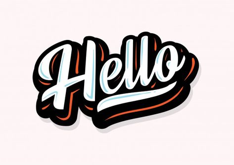 Hello Logo, Font Styles Alphabet, Cool Fonts Alphabet, Fancy Fonts Alphabet, Hello Font, Different Font Styles, Graffiti Lettering Fonts, Graffiti Alphabet, Graffiti Designs