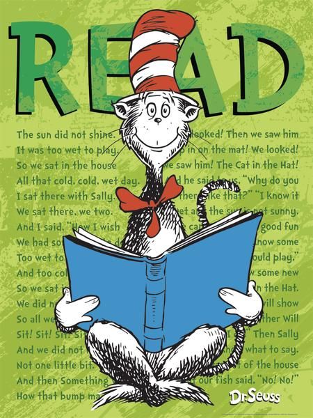 Library Posters, Reading Posters, The Cat In The Hat, Cat In The Hat, Reading Quotes, School Library, Book Nooks, I Love Books, Dr Seuss