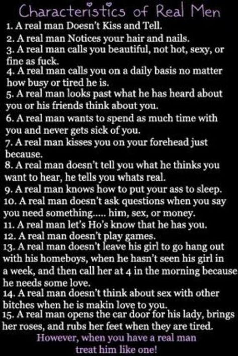 a real man  | think a real man is a true blessing from god and should be cherished ... Gentlemen Rules, Quotes Loyalty, Good Man Quotes, Real Men Quotes, Gentleman Rules, A Real Man, Gentleman Quotes, Love Me Quotes, Men Quotes