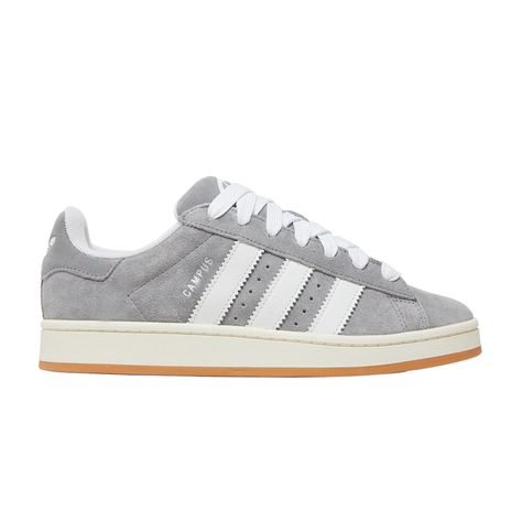 Find ADIDAS Campus 00s ' Gum on Editorialist. Campus 00s 'Grey Gum' Grey Adidas Shoes, Adidas Campus 00s, Pretty Shoes Sneakers, Shoe Wishlist, Cute Sneakers, Adidas Campus, Shoe Inspo, Black Gums, Grey Sneakers