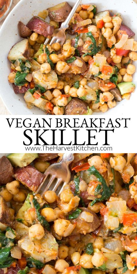 Vegan Breakfast With Potatoes, Vegan Breakfast No Carb, Gf Vegan Breakfast Ideas, Plant Based Breakfast Aesthetic, Vegan Friendly Breakfast, Vegan Meals Breakfast, Low Carb Plant Based Breakfast, Vegan Meals Protein, Super Healthy Vegan Recipes