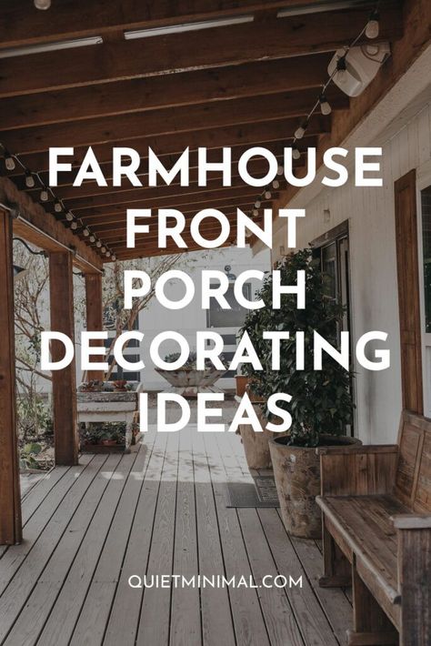 Farmhouse Front Porch Decorating Ideas, Rustic Farmhouse Front Porches, Modern Farmhouse Front Porch, Farmhouse Front Porch Decorating, Front Porch Stairs, Farmhouse Front Porch Ideas, Modern Farmhouse Porch, Farmhouse Staircase, Country Front Porches