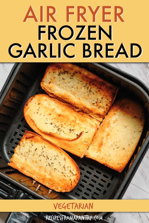 Garlic Bread In Air Fryer, Bread In Air Fryer, Air Fryer Garlic Bread, Frozen Garlic, Frozen Garlic Bread, Air Fryer Garlic, Homemade Garlic Bread, Air Fryer Cooking Times, Air Fryer Oven Recipes