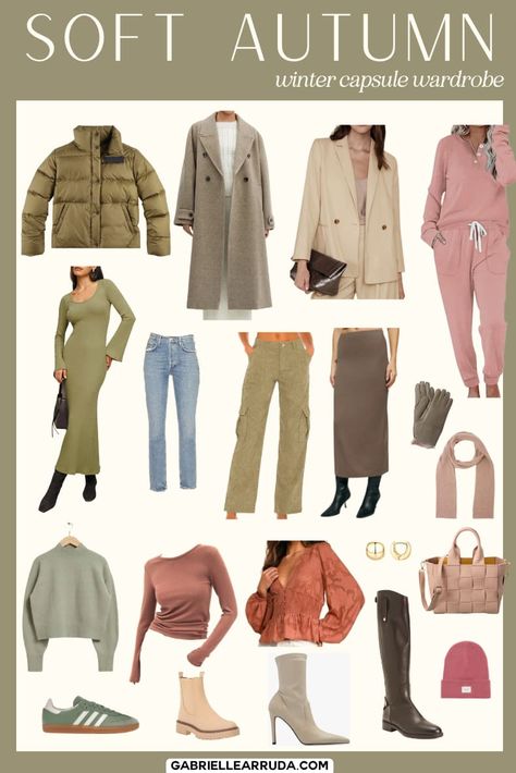 Winter Style Inspiration, Soft Autumn Makeup, Autumn Color Palette Fashion, Seasonal Color Palette, Soft Autumn Palette, Deep Autumn Color Palette, Soft Autumn Color Palette, Light Spring Colors, Color Outfits