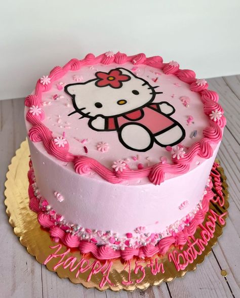 This one is for all the hello kitty girlies 💗✨ #hellokitty #hellokittycore #hellokittylover #hellokittycake #dfw | Instagram Hello Kitty Smash Cake, Birthday Cake For Girls Kids Cute, Hello Kitty Cake Ideas Simple, Cake For Girls Birthday Kids, Hello Kitty Cakes Ideas, Girly Birthday Cakes For Kids, Hello Kitty Graduation Cakes, Kitty Cakes Birthdays, Pastel Hello Kitty Aesthetic