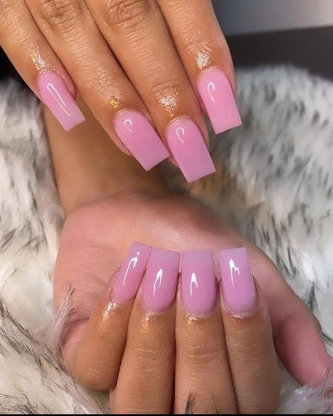 Short Square Acrylic Nails Ombre, Translucent Purple Nails, Pink Nails Medium, Ombré Pink Nails, Acrylic Nails Ombre, Pink Acrylic Powder, Ombre Acrylic, Nails Ombre, Ombre Acrylic Nails