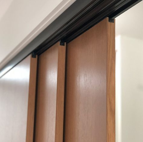 Sliding Door Track and Hardware Sliding Bypass Doors, Sliding Door Rail Track, Sliding Closet Door Hardware, Top Hung Sliding Door, Ceiling Sliding Door, Sliding Door Hardware Track, Loft Doors, Float Room, Sliding Door Mechanism