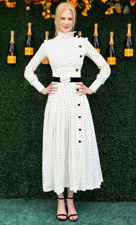 Hijab Stile, Veuve Clicquot Polo Classic, Polo Classic, Nicole Kidman, Red Carpet Looks, Chic Dress, Polka Dot Dress, Dot Dress, Hijab Fashion