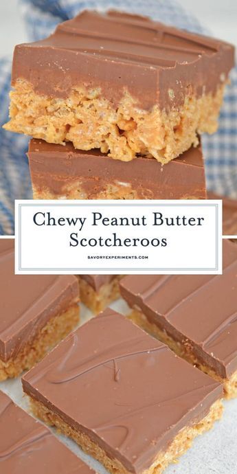 Rice Krispies Peanut Butter, Bake Bar, Scotcheroos Recipe, Peanut Butter Rice Krispie Treats, Biscuits Diététiques, Krispie Treats Recipe, Krispy Treats, Butter Bars, Dessert Bar Recipe