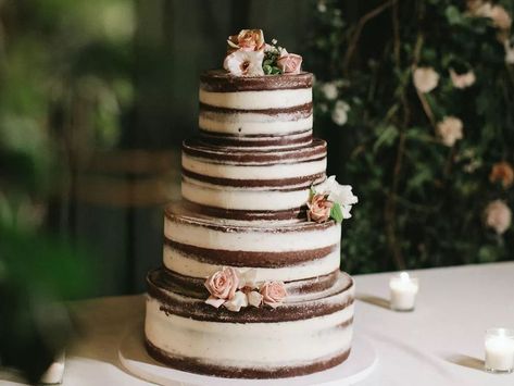 Beautiful Chocolate Cake, Wedding Cake Icing, Wildflower Cake, Reception Desserts, Wedding Strawberries, Chocolate Wedding, Classic Wedding Cake, Wedding Cake Recipe