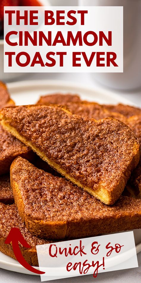 Cinnamon Toast In Air Fryer, Ree Drummond Cinnamon Toast, Dessert Toast Ideas, Cinnamon Toast French Toast, Cinnamon Toast Air Fryer, Cinnamon Toast Pancakes, Keto Cinnamon Toast, Pioneer Woman Cinnamon Toast, Sweet Cinnamon Bread