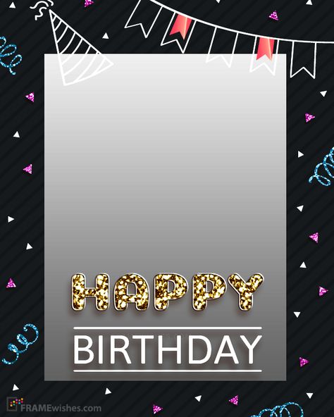 Best ever collection of special happy birthday frames here. Try this happy birthday photo frame app and bring a big smile to your friends and family face. Birthday Wish With Photo, Happy Birthday With Photo Edit, Happy Birthday Photos Banner, Happy Birthday Wishes Photo Edit, Birthday Frames For Pictures, Happy Birthday Photo Frame Edit, Happy Birthday Frame Instagram, Birthday Wishes Frames, Happy Birthday With Photo