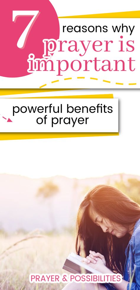 Do you wonder why prayer is important and the benefits of prayer? Discover the powerful way a daily prayer habit can impact your life and family. || Prayer and Possibilities Why Pray, Crucial Conversations, Importance Of Prayer, Family Prayer, Jesus Teachings, Meant To Be Yours, Personal Prayer, Bedtime Prayer, Answered Prayers