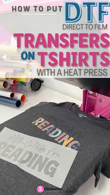 How to Put DTF Transfers on T Shirts with a Heat Press T Shirt Press Heat Transfer, Diy Heat Transfer Shirts, What Is Dtf Transfer, T Shirt Transfers Design, How To Do Dtf Transfers, Best Vinyl For Shirts, Heat Transfers For Tshirts, How To Print Sublimation Transfers, Dtf Transfer Tshirt