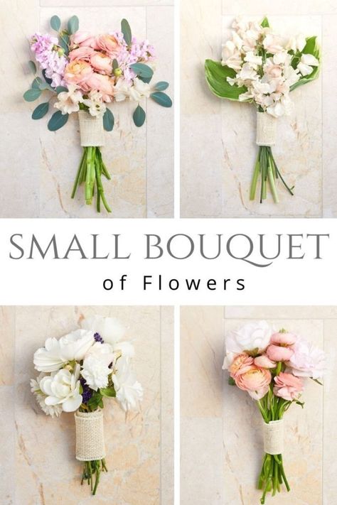 Simple Diy Bridal Bouquet, Simple Diy Bridesmaid Bouquet, Small Nosegay Bouquet For Prom, Small Nosegay Bouquet, Bouquet Replacement Ideas, Handheld Flower Bouquet, Diy Small Bridal Bouquet, Prom Floral Bouquets, Natural Wedding Bouquet Simple