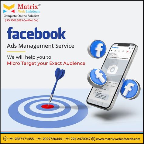 We will help you to micro-target your audience. Facebook Ads management services that help your business take complete advantage of Facebook. Facebook Advertising help your business to : ✅ Build Online Following ✅ Increase Brand Awareness ✅ Improve Lead Generation ✅ Revenue-Driving Efforts Website - www.matrixwebinfotech.com #ads #facebook #facebookads #adsmanagement #adservice #onlineads #brandawarness #leads #leadgeneration #socialmedia #mwi #matrixwebinfotech Lead Generation Marketing, Fiverr Gigs, Brand Creation, Facebook Advertising, Best Digital Marketing Company, Branding Your Business, Customer Engagement, Online Ads, Facebook Ads