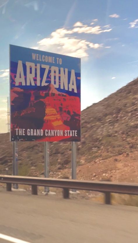 arizona 🏔 Grande Canyon, Arizona Sign, Arizona Aesthetic, Grand Canyon University, Arizona Living, Grand Canyon Arizona, Living In Arizona, Arizona Road Trip, Vision Board Photos