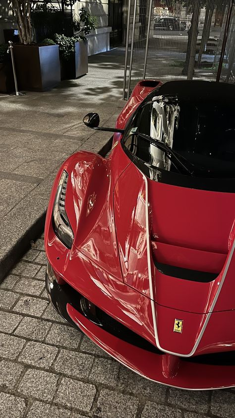 Red Cars Aesthetic, Red Car Aesthetic, Ferrari Aesthetic, Red Ferrari, Ferrari Red, Ferrari Laferrari, Lux Cars, Ferrari F40, Ferrari Car