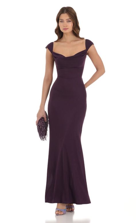 Purple dress formal