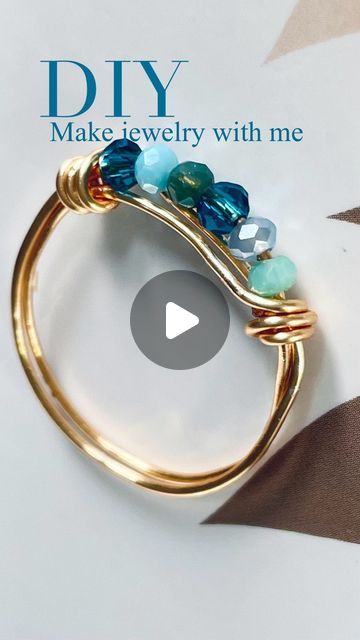 Wire Wrapped Jewelry Rings, Handmade Rings Tutorial, Easy Jewelry Making Ideas, Cincin Diy, Copper Jewelry Diy, Wire Rings Tutorial, Aluminum Wire Jewelry, Diy Wire Rings, Copper Wire Crafts