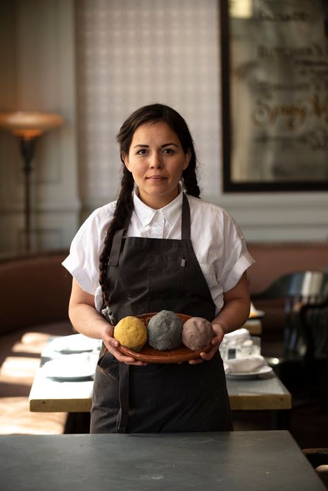 Women Chef, Scallop Ceviche, Olivia Lopez, Colorful Restaurant, Texas Restaurant, Mexican Corn, Sushi Chef, Female Chef, James Beard