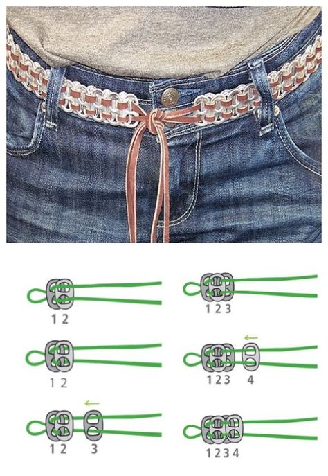 How to DIY Pretty Soda Pull Tab Belt | www.FabArtDIY.com LIKE Us on Facebook ==> https://www.facebook.com/FabArtDIY Pop Top Crafts, Pop Can Tabs, Soda Tab Crafts, Can Tab Crafts, Soda Can Tabs, Pop Tab Crafts, Soda Can Crafts, Can Tabs, Soda Tabs