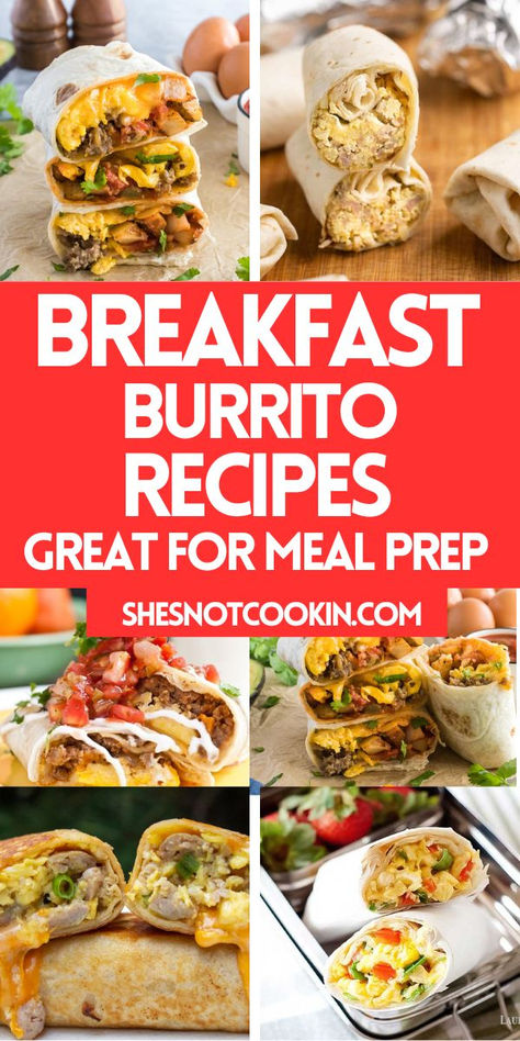 Make Ahead Breakfast Burritos Healthy, Healthy Meal Prep Burritos, Best Breakfast Burrito Recipe, Breakfast Burrito Meal Prep, Breakfast Burrito Recipes, Sausage Burrito, Meal Prep Breakfast Burritos, Frozen Breakfast Burritos, Vegetarian Burritos