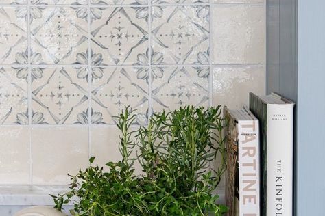 Why Choose Porcelain Floor Tiles? | Marlborough Tiles Cottage Bathroom Tile, Blue Kitchen Tile, Sims Hilditch, Mediterranean Tiles, Rustic Tile, Painted Tile, Hand Painted Tile, Tile Covers, Vintage Floral Wallpapers