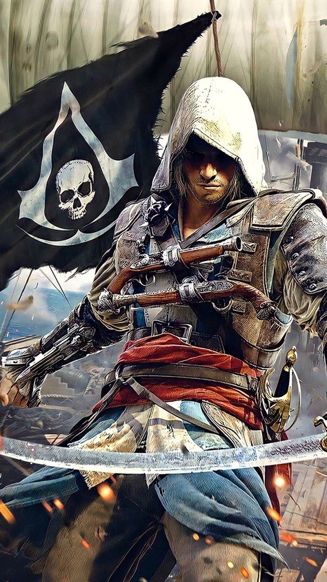 Assassin's Creed Edward Kenway, Assassin's Creed Black Flag, Creed Wallpaper, Assassin's Creed Ezio, Assassins Creed Rogue, Assassins Creed 4, Assassin's Creed Black, Assassin's Creed Wallpaper, Edward Kenway