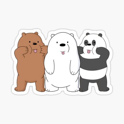 We Bare Bears Stickers, We Bare Bears Ice Bear, Bare Bears Ice Bear, Ice Bear, Ice Bears, We Bare Bears, Bare Bears, Aesthetic Pics, Printable Stickers