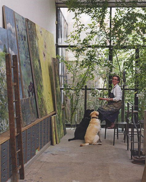 Home Art Studios, Claire Basler, Art Spatial, Art Studio Space, Art Studio Room, Art Studio Design, Artistic Space, Art Studio At Home, Dream Studio