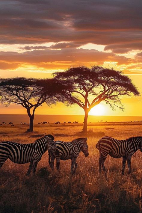 Experience the Majestic Wildlife of Serengeti National Park 🦁✨ Witness the incredible wildlife and stunning landscapes of Serengeti National Park in Tanzania. From the Great Migration to the Big Five, this iconic park offers unforgettable safari adventures. 🌿🐾 #Serengeti #TanzaniaTravel #WildlifeSafari #NatureLovers Africa Nature Photography, Serengeti National Park Tanzania, Africa Moodboard, Safari Landscape, Wild Life Animals, Africa Landscape, Africa Nature, Serengeti Tanzania, Great Migration