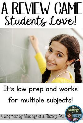 A Review Game Students Love - Whether you're studying for an end of chapter review, the entire unit, doing year end test prep, or ANY type of test - you're going to LOVE this review game! It works great for ANY subject matter with 3rd, 4th, 5th, 6th, 7th, 8th, 9th, 10th, 11th, and 12th grade students. Did I mention a FREE download too?! What more could you ask for? {test prep freebie} Test Review Games High School, Review Games High School, Test Review Games, Study For A Test, End Of Chapter, Exam Review, Secondary Teacher, How To Study, Social Studies Teacher