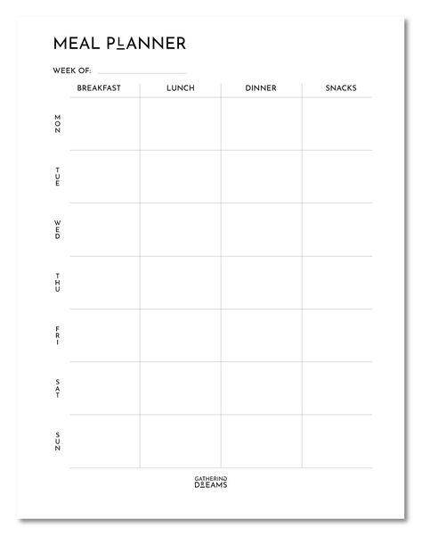 Minimalist Meal Planner Template Timetable Planner, Finance Template, Project 50, Weekly Meal Plan Template, Food Planning, Free Meal Planner, Meal Planner Printable Free, Weekly Meal Planner Template, Daily Meal Planner