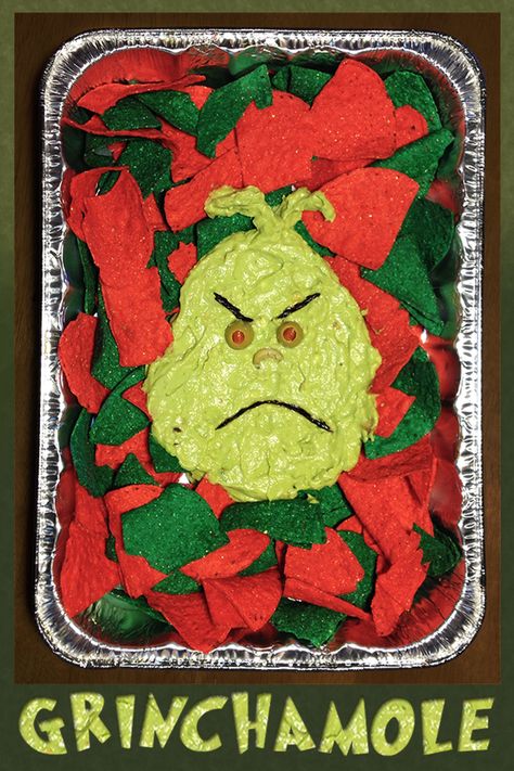 Grinch Guacamole, Christmas Party Snacks, Grinch Christmas Party, Grinch Party, Christmas Recipes Appetizers, Grinch Christmas Decorations, Christmas Entertaining, Holiday Snacks, Christmas Brunch