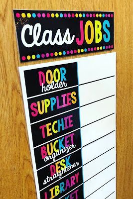 Editable Class Jobs Chart | Mrs. Heeren's Happenings | Bloglovin’ Class Job Board, Classroom Jobs Display Ideas, Job Boards For Classroom, Class Helpers Chart Classroom Jobs, Class Jobs Elementary, Job Charts For The Classroom, Jobs Chart Classroom, School Job Chart, Kindergarten Job Chart