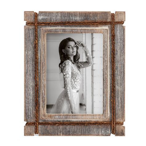 Photo Frames Wall, Frames Wall Decor, Picture Frame Wood, Rustic Photo Frames, Wall Mounted Table, Frames Wall, Rustic Picture Frames, Rustic Pictures, Custom Photo Frames