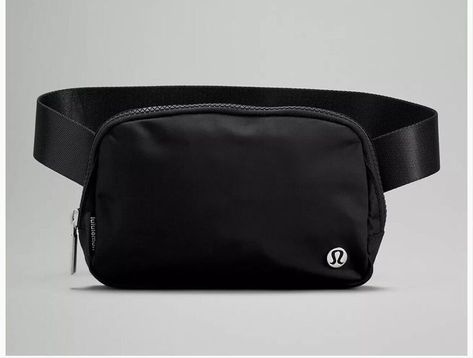 Lululemon Athletica Everywhere Belt Bag, Black, 7.5 x 5 x 2 inches $59.98 Top Gifts For Women, Lululemon Belt Bag, Sports Belt, Lululemon Everywhere Belt Bag, Everywhere Belt Bag, Bags Aesthetic, Chest Bag, Black Logo, Waist Bag