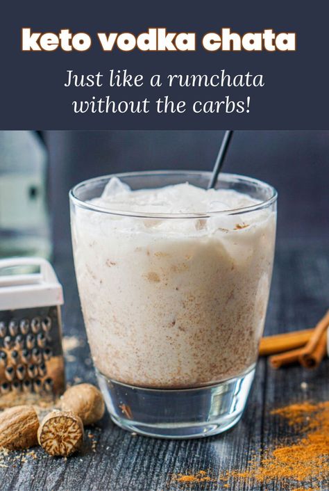 Low Carb Vodka Drinks, Low Carb Alcoholic Drinks, Rumchata Recipes, Low Carb Cocktails, Sugar Free Drinks, Winter Drink, Keto Cocktails, Low Carb Drinks, Postre Keto