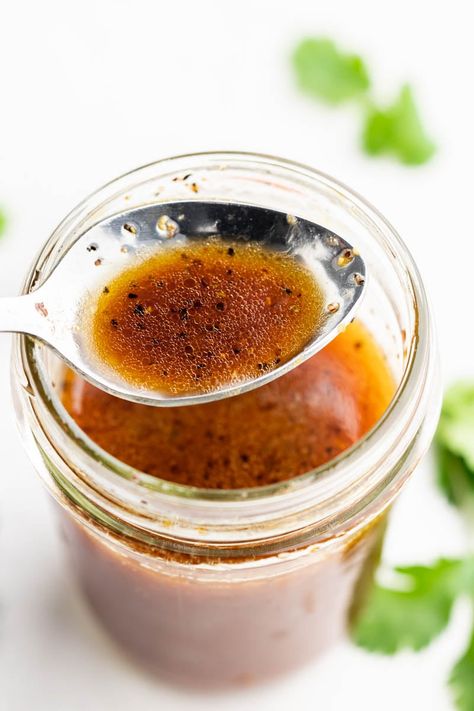 Asian Sesame Vinaigrette Asian Dressing Recipe, Flavorful Salads, Asian Sesame Dressing, Sesame Vinaigrette, Asian Salad Dressing, Asian Dressing, Delicious Salad Dressings, Stay At Home Chef, Vinaigrette Salad