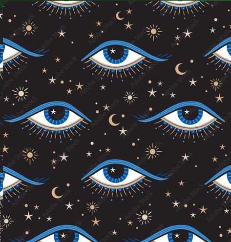 evil eye Evil Eye Cover Photo, Evil Eye Collage, Evil Eye Pfp, Spiritual Patterns, Evil Eye Illustration, Mac Homescreen, Evil Eye Aesthetic, Evil Eye Wallpaper, Mystic Wallpaper