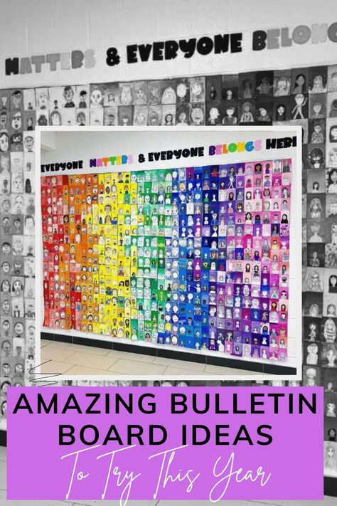 The best bulletin boards for teachers and the classroom including tons of ideas for back to school, preschool, elementary school, middle school and even high school. Bulletin Boards For Student Work, Future Leaders Bulletin Board, Middle School Office Bulletin Boards, Funny Elementary Bulletin Boards, Brag Board Ideas Classroom, Inspirational Themes For School Year, Learning Goals Bulletin Board, Best Part Of Me Bulletin Board, Leader Bulletin Board Ideas