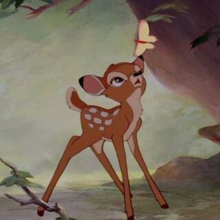 Old Disney, Bambi Poster, Old Disney Movies, Bambi Disney, Disney Icons, Disney Animals, Cartoon Profile Pictures, Disney Aesthetic, Baby Deer