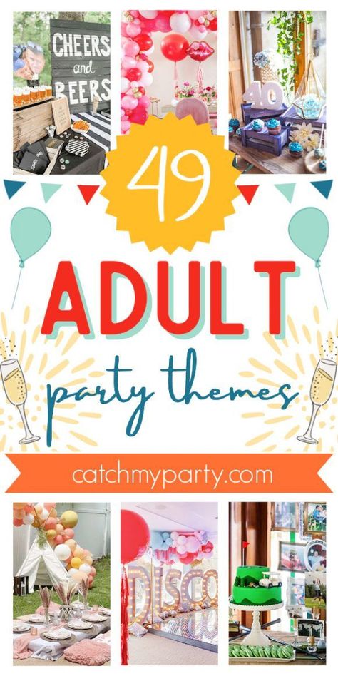 2023 Birthday Ideas, Multiple Birthday Party Ideas, Theme For Birthday Party For Women, Couple Theme Party Ideas, Simple Party Themes For Adults, April Theme Party, Theme Parties For Women, Trending Party Themes 2023, Simple Theme Party Ideas