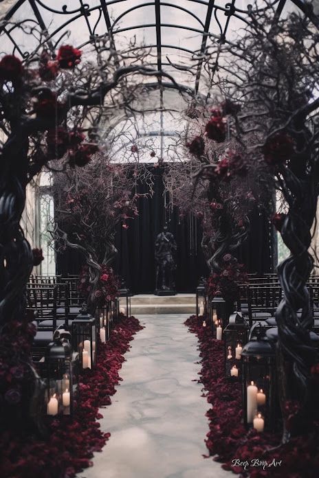 Create your Best unique Vampire theme Wedding in 2023 ‣ Mafia Wedding Theme, Gothic Forest Wedding, Crow Party, Mafia Wedding, Burlesque Wedding, The Blood We Crave, Dark Red Wedding, Monty Jay, Dark Romantic Wedding